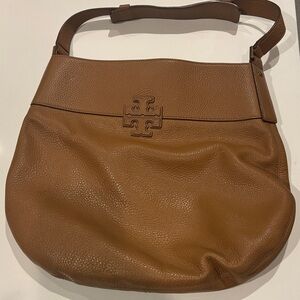 Tory Burch Brown Leather Shoulder Bag